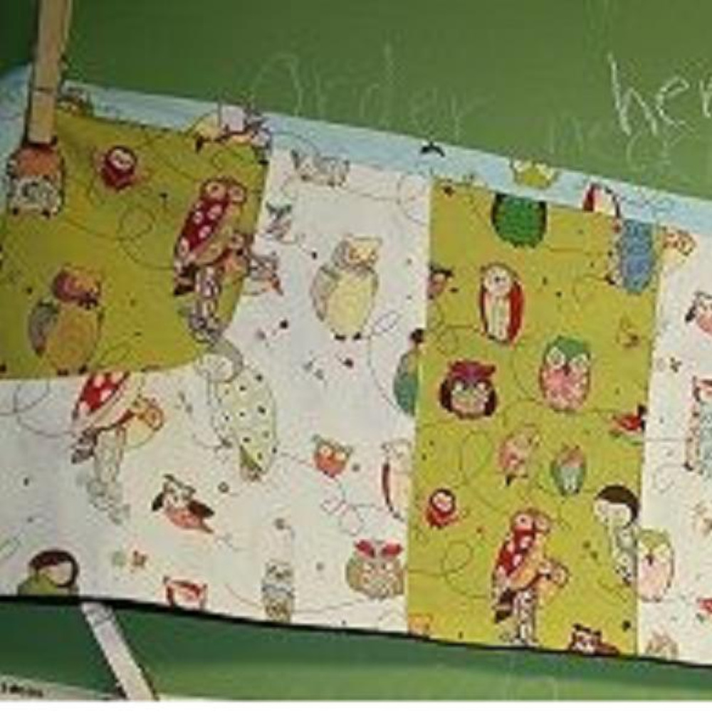 Hand Crafted Owl Print Carpenter Apron